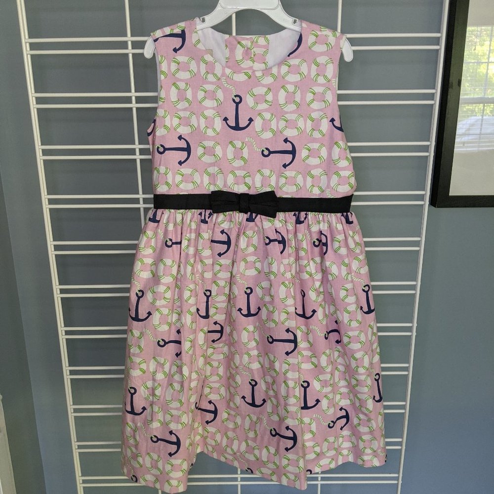 Girl's sleeveless woven sundress